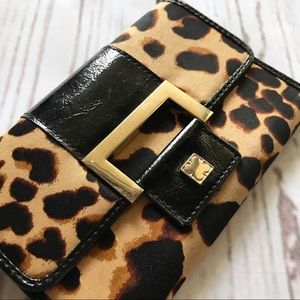 Liz Claiborne Leopard Vintage Wallet